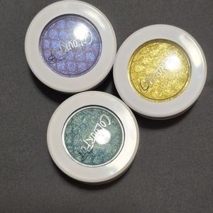 SUPER SHOCK EYE SHADOW ultra glitter x3 COLOUR POP.